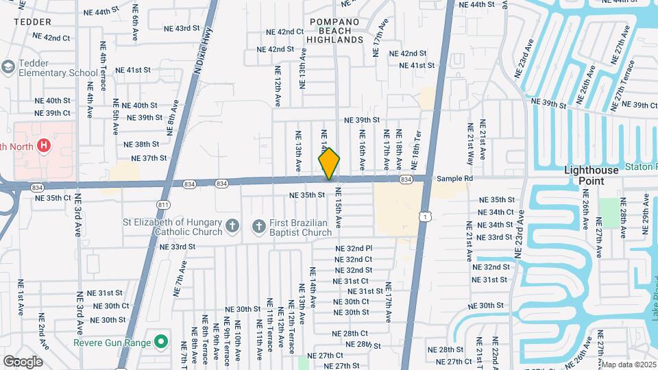 1480 E Sample Rd Map and Location Details