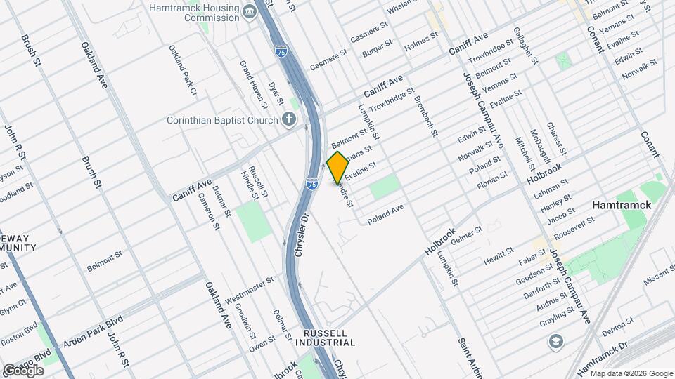 9727 Dequindre St, Unit #2 Map and Location Details