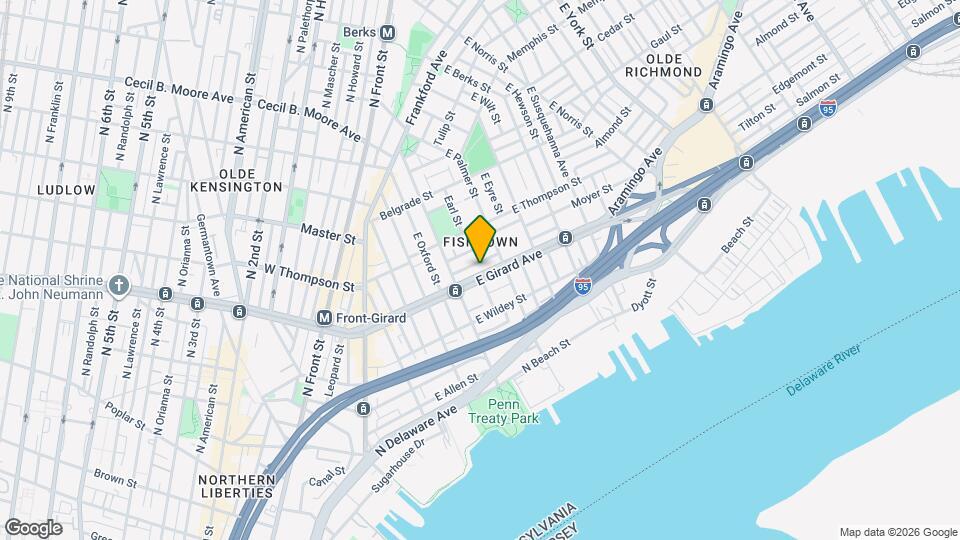 437 E Girard Ave, Unit 3 Map and Location Details