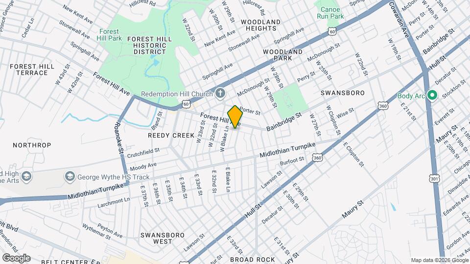 222 W 31st St Map and Location Details