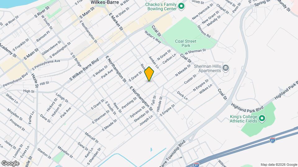 38 S Sherman St Mapa y Detalles de la Ubicación