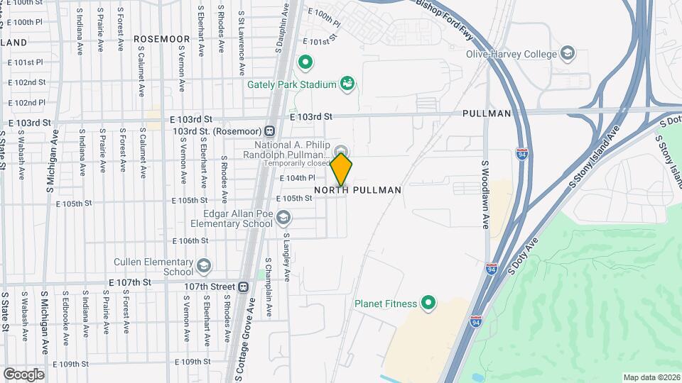 10452 S Maryland Ave Mapa y Detalles de la Ubicación