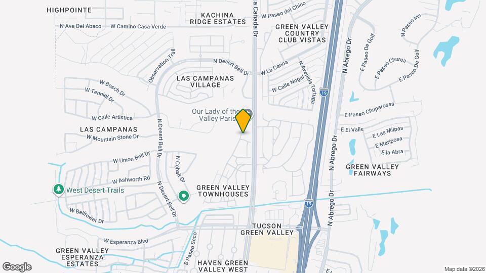 348 W Via Del Heroe Map and Location Details