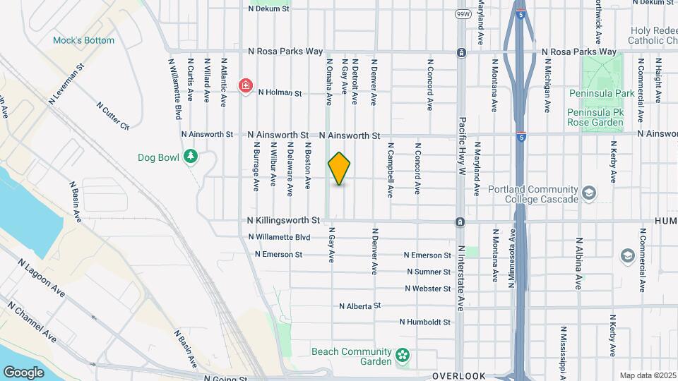 5623 N Gay Ave Map and Location Details