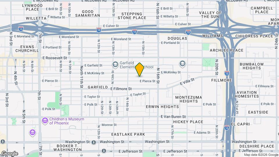 1440 E Pierce St Map and Location Details