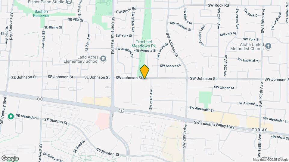 21462 SW Johnson St Map and Location Details