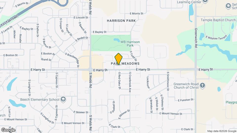 1564 S Goebel St Map and Location Details