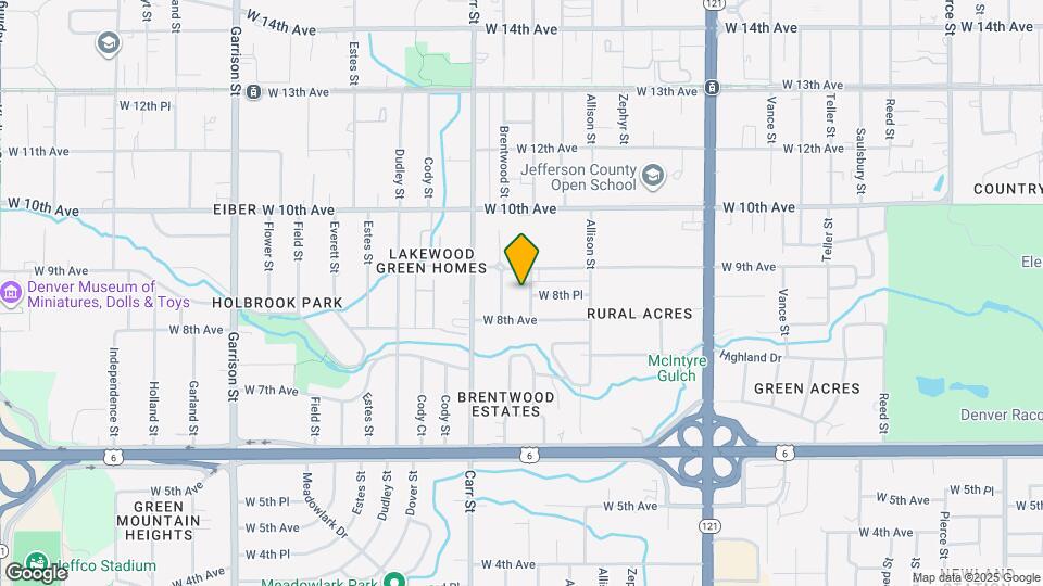 865 Balsam St Map and Location Details