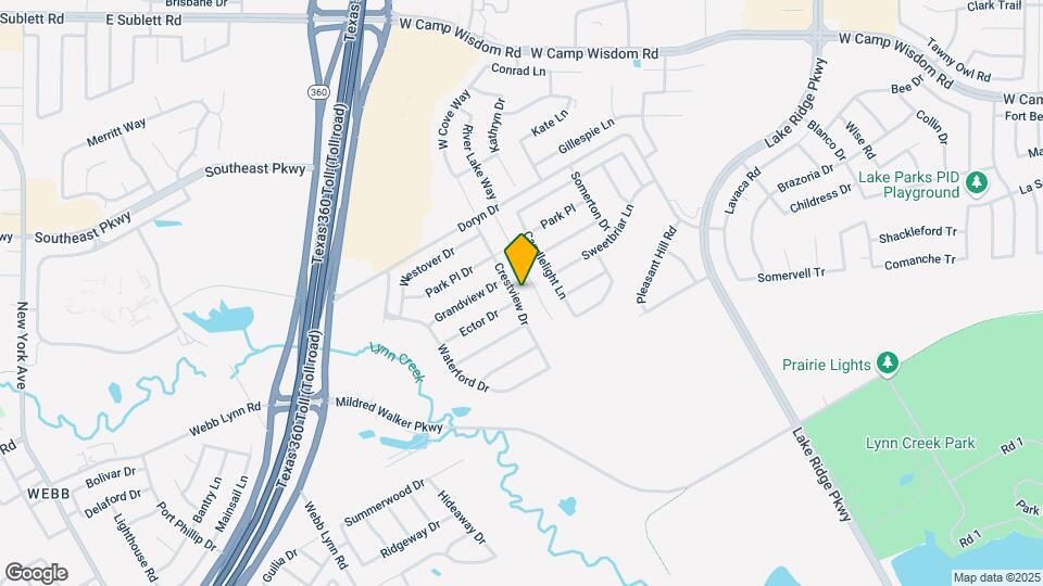5880 Crestview Dr Map and Location Details