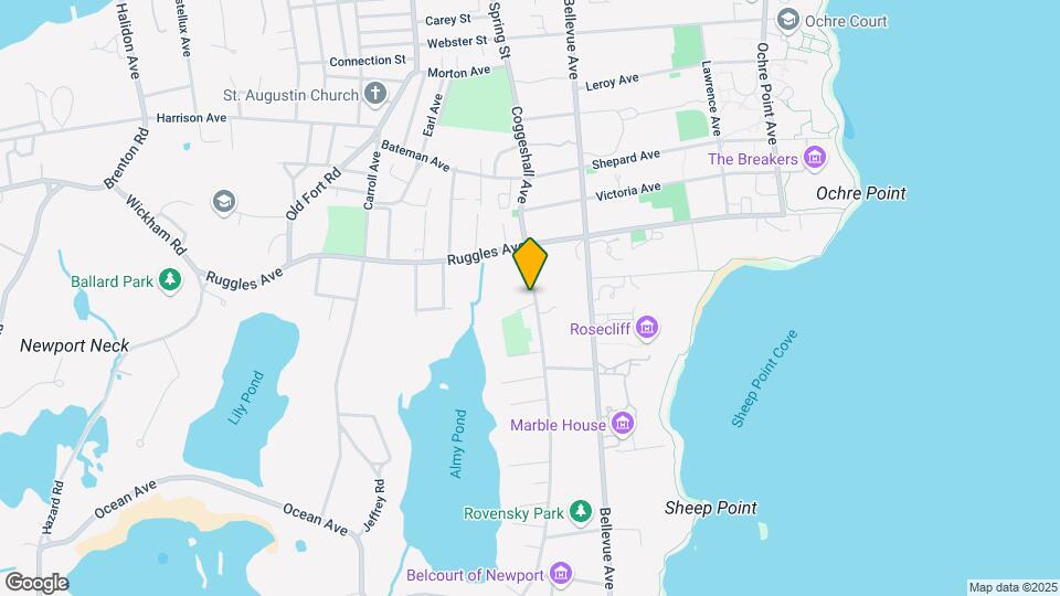 99 Coggeshall Ave Mapa y Detalles de la Ubicación