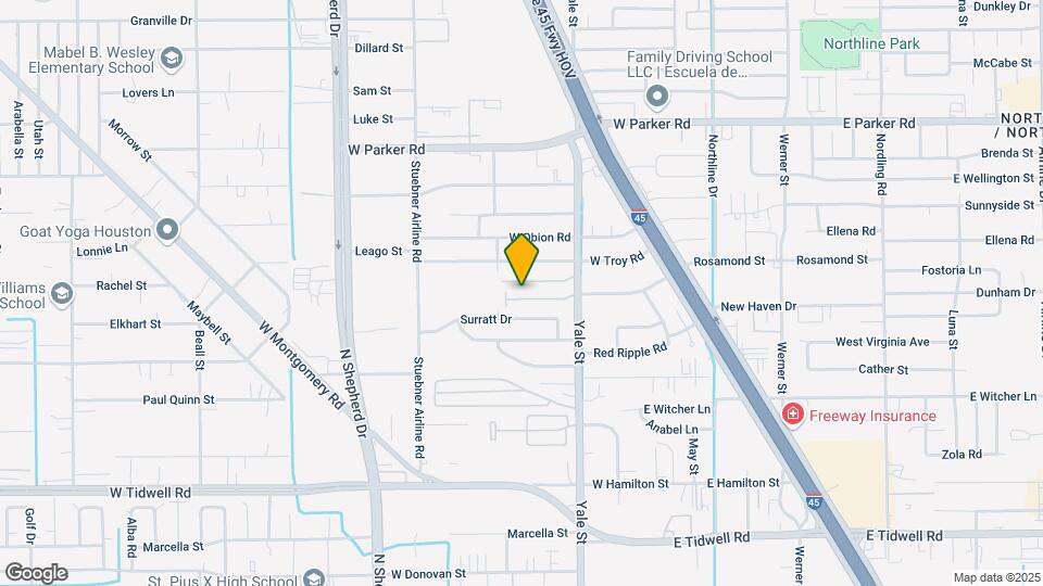 418 Yale Oaks Ln Map and Location Details