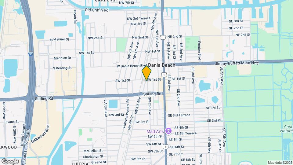 204 SW 1 St Map and Location Details