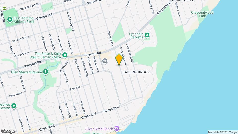 118 Blantyre Ave Map and Location Details