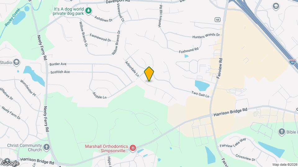 103 Tripmont Ct Map and Location Details