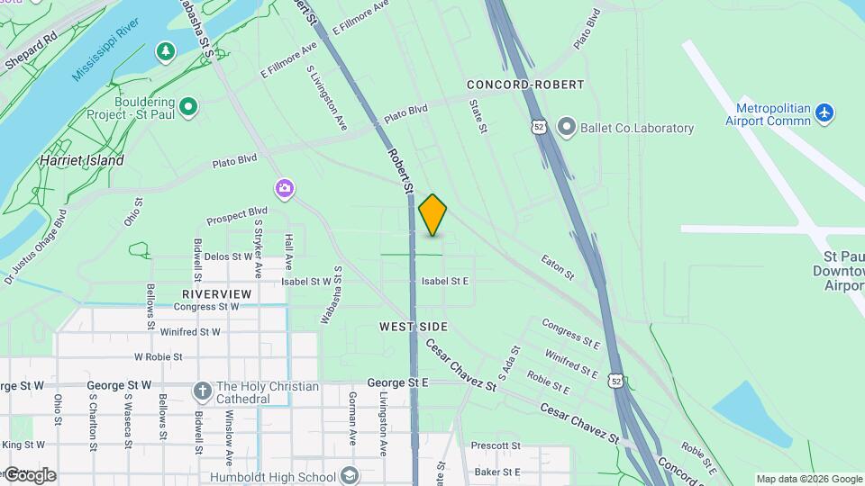 385 S Clinton Ave Map and Location Details