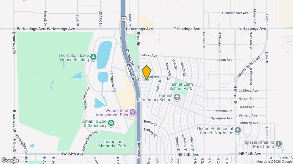 307 Ponderosa Ln Mapa y Detalles de la Ubicación
