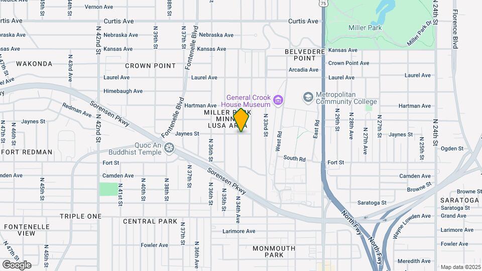 5357 N 34th St Map and Location Details