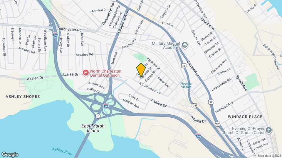 2245 Fillmore St Map and Location Details