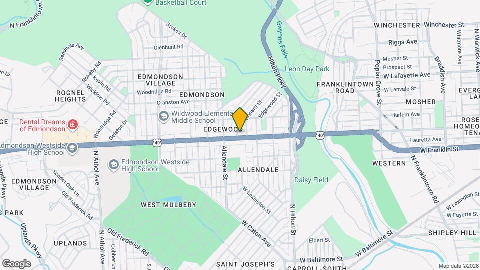 3532 Edmondson Ave Map and Location Details