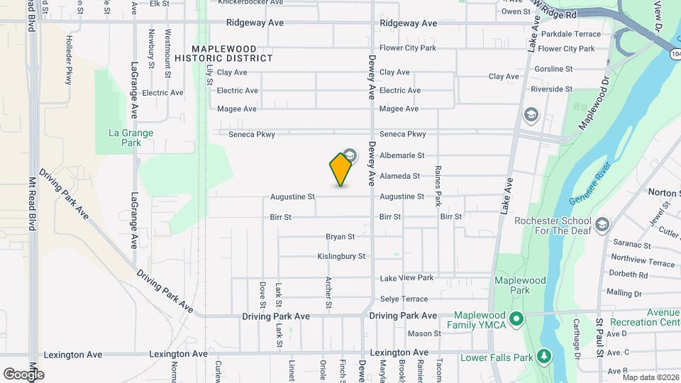 350 Augustine St Map and Location Details