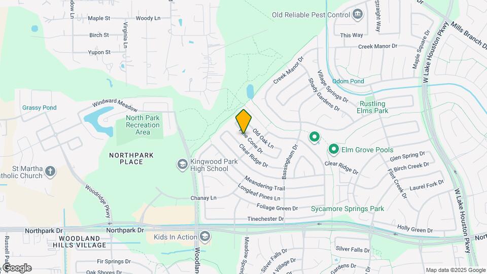 2306 Pine Cone Dr Map and Location Details