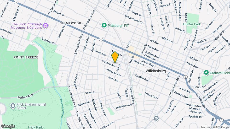 435 Franklin Ave, Unit 2 Mapa y Detalles de la Ubicación