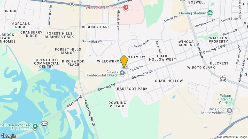 2010 Glendale Dr SW Map and Location Details