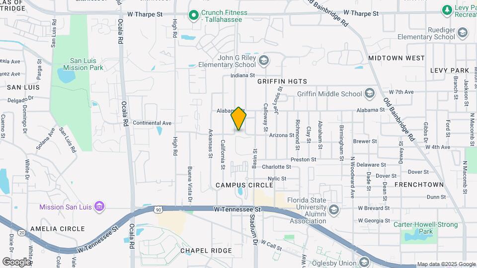 1101 Colorado St Map and Location Details