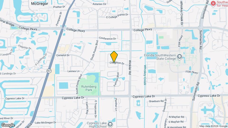 868 Creighton Dr Mapa y Detalles de la Ubicación