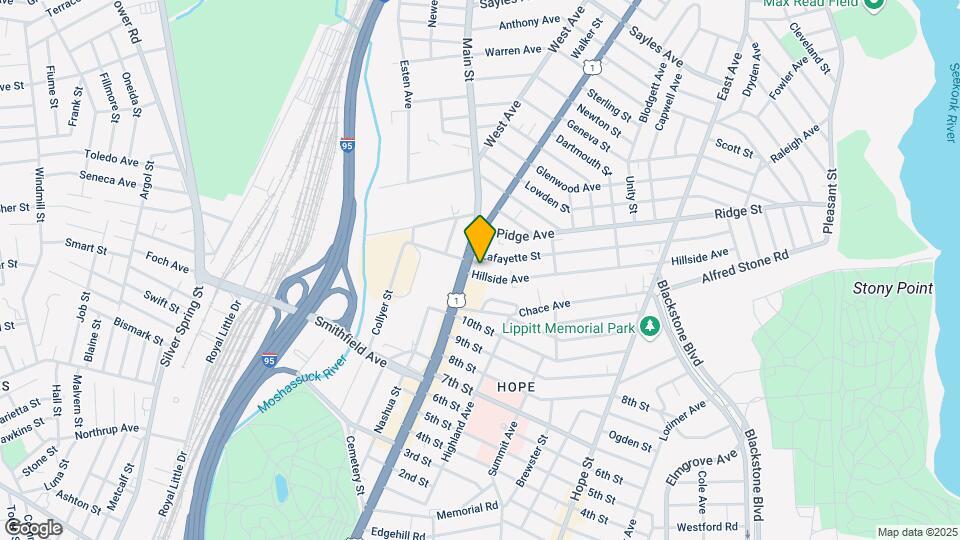 10 Hillside Ave, Unit B Map and Location Details