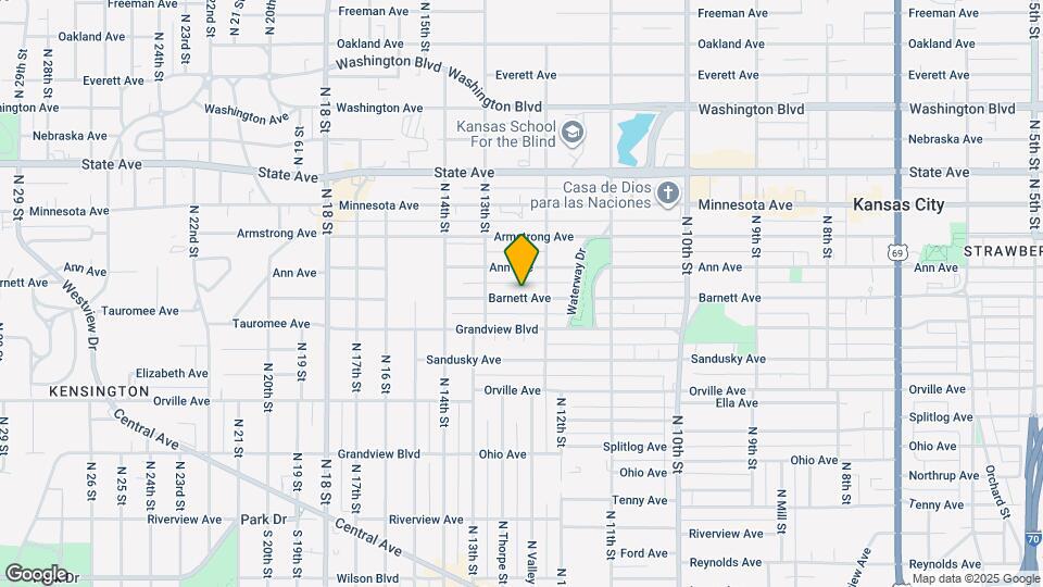 1220 Barnett Ave Map and Location Details