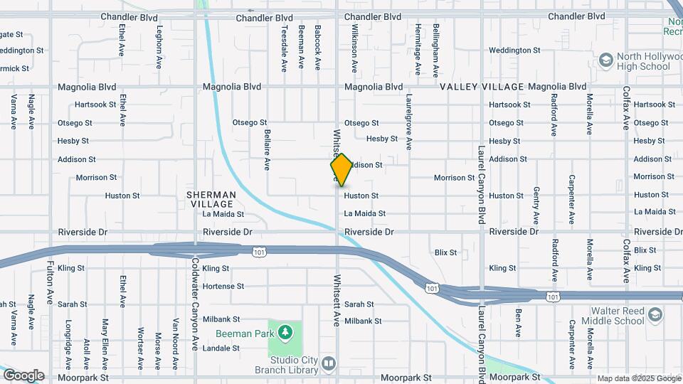 4900 Whitsett Ave Map and Location Details