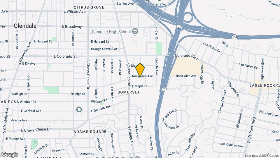 1430 Rock Glen Ave Map and Location Details