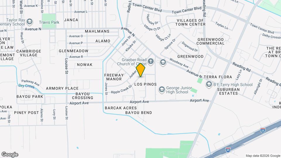 1821 Ripple Creek Dr Map and Location Details