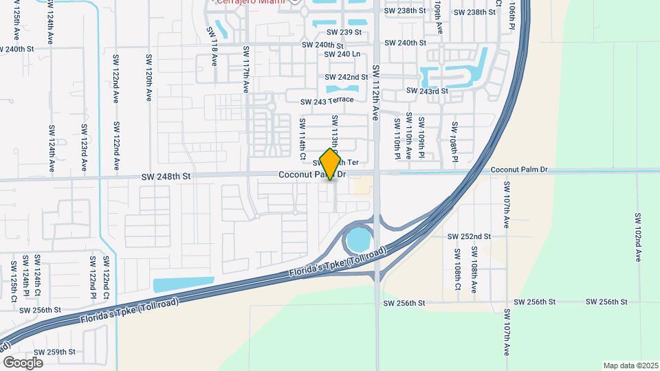 24839 SW 113th Pl Mapa y Detalles de la Ubicación
