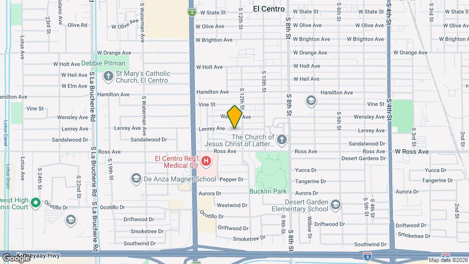 1237 Lenrey Ave Mapa y Detalles de la Ubicación