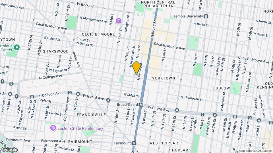 1401 N 15th St Mapa y Detalles de la Ubicación