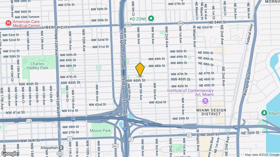 501 NW 46th St Map and Location Details