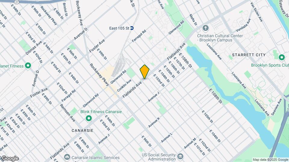 10106 Flatlands Ave Mapa y Detalles de la Ubicación