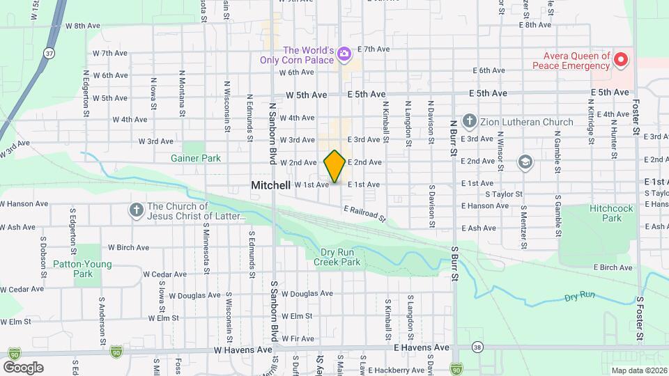 101 S Main St Map and Location Details