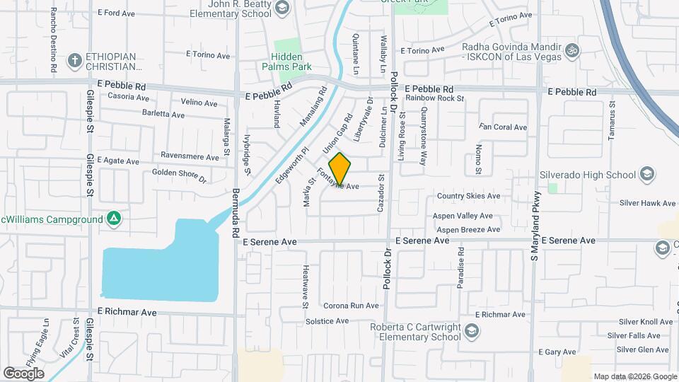 681 Fontayne Ave Map and Location Details