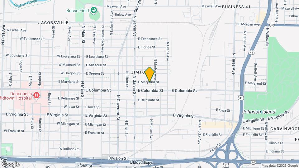 643 E Maryland St Map and Location Details