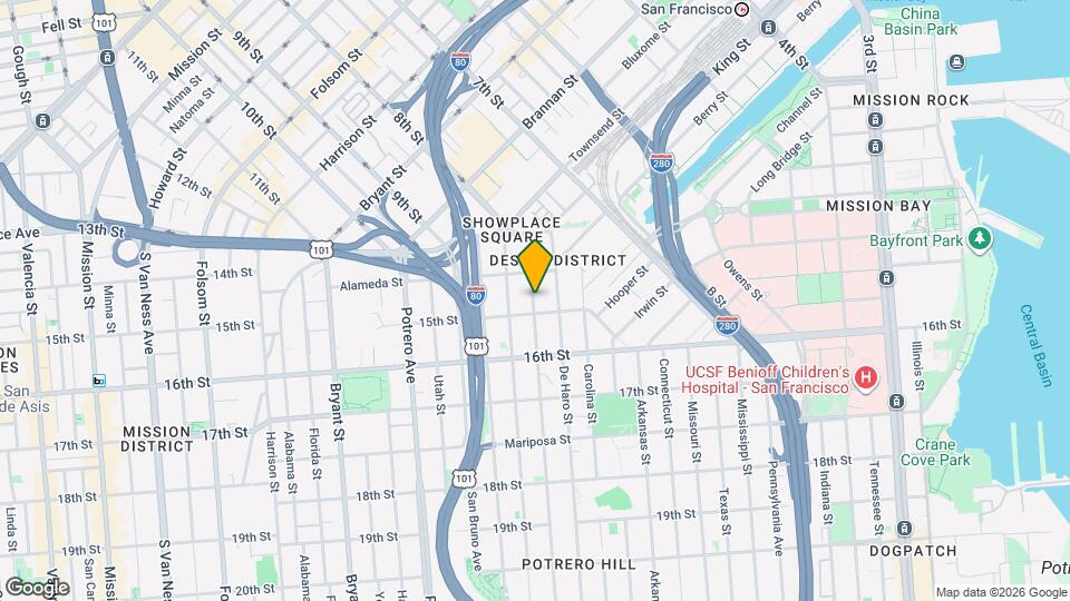 190 15th St Map and Location Details