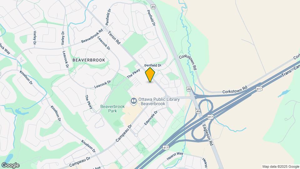 960 Teron Rd Map and Location Details