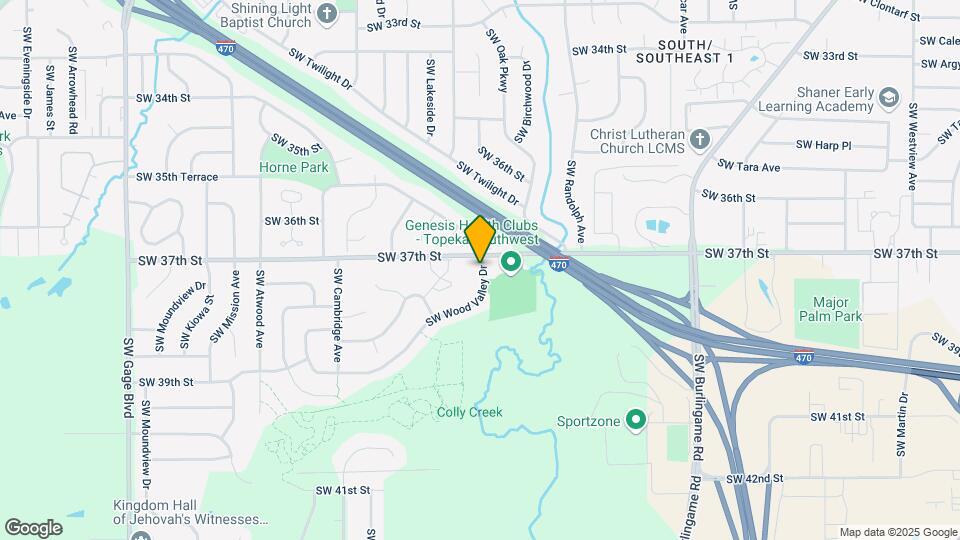 3707 SW Wood Valley Dr Map and Location Details
