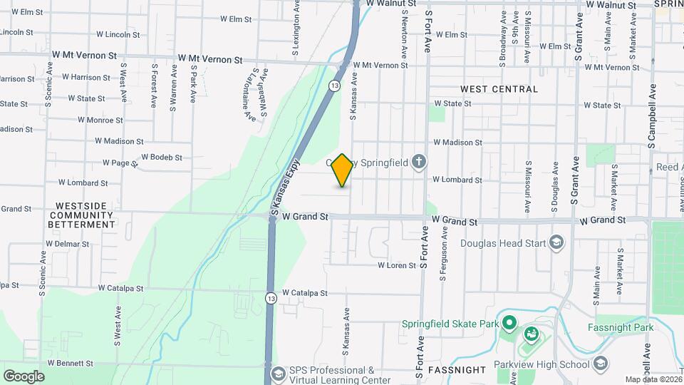 1611 W Belmont St Map and Location Details