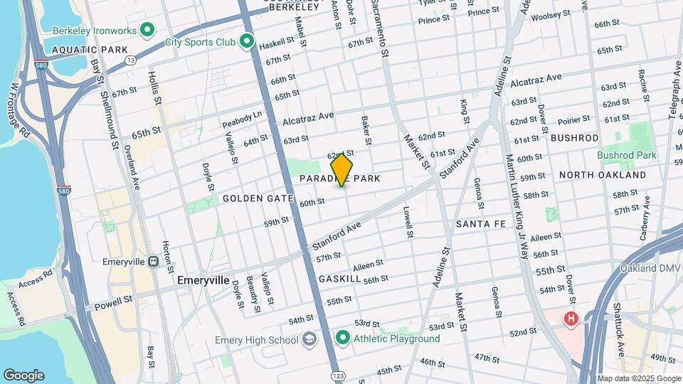1036 60th St Map and Location Details