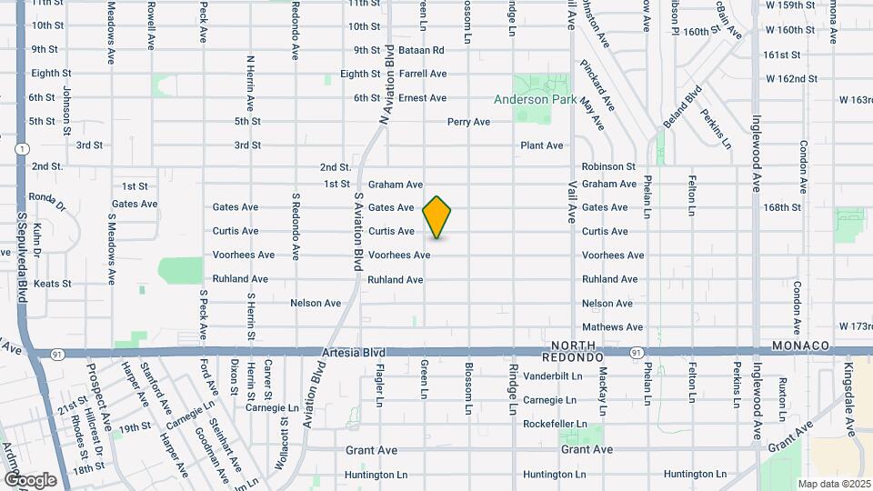 2004 Curtis Ave Map and Location Details
