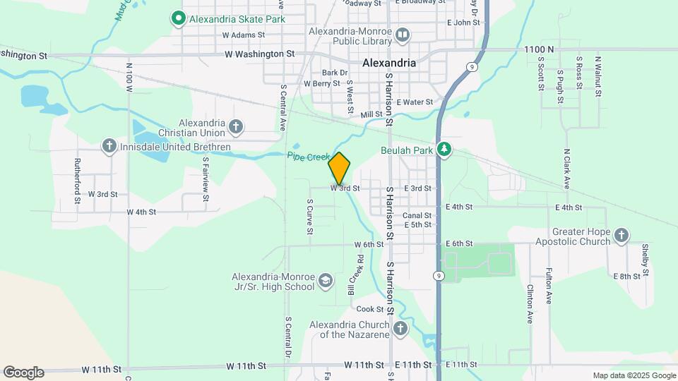 701 S Black St Map and Location Details