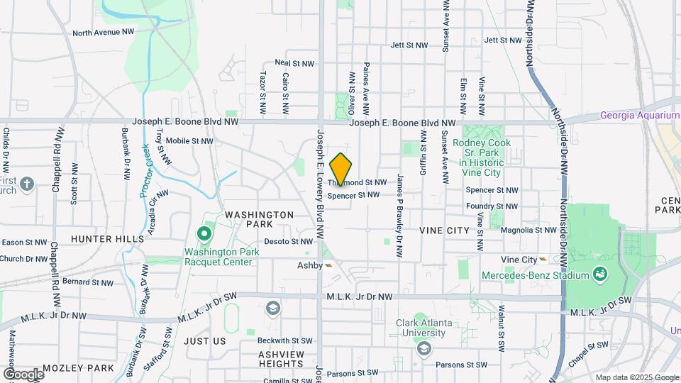 879 Spencer St NW Map and Location Details